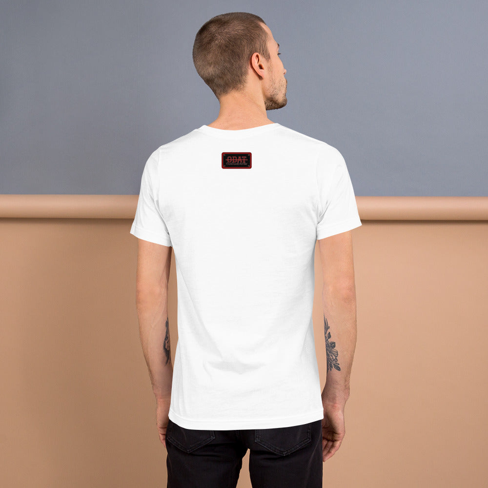 FAFOU B&W Chest Plate Unisex t-shirt